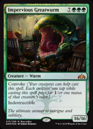 Impervious Greatwurm | Guilds of Ravnica