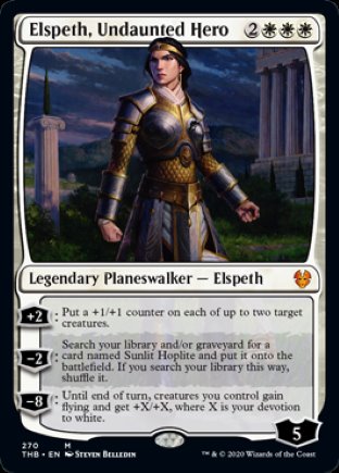 Elspeth, Undaunted Hero | Theros Beyond Death